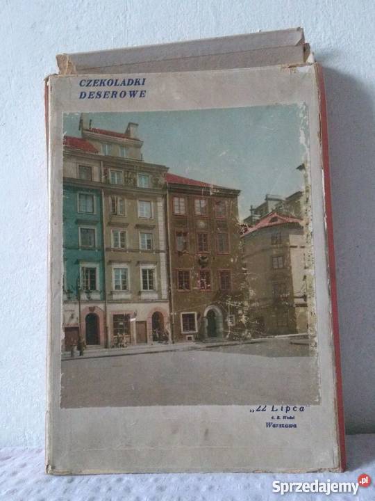 stare pudełka czekoladkach WEDEL GOPLANA SPOŁEM mazowieckie Warszawa