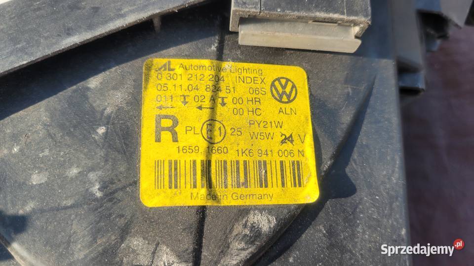 VW GOLF 5 V LAMPA PRAWY PRZÓD REFLEKTOR PRAWY śląskie Ruda Śląska