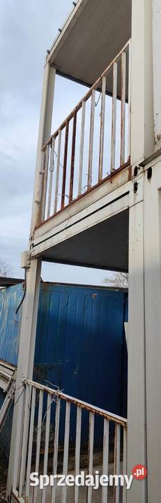 Taras balkon kontenerowy zestaw 2 kontener 6m Biznes i Przemysł Łomianki