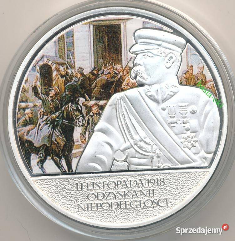 Medal Moneta Srebro Certyfikat Wałęsa Mieszko I śląskie Sosnowiec
