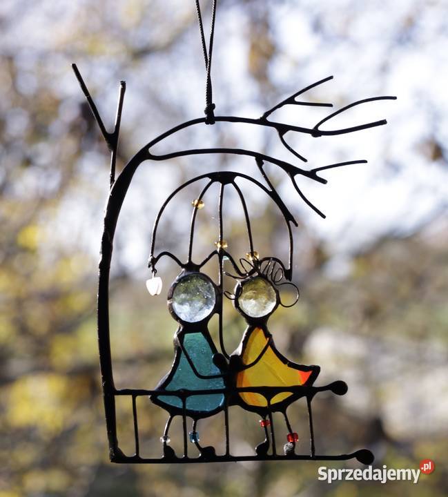 Zawieszka witrażowa ozdoba prezent