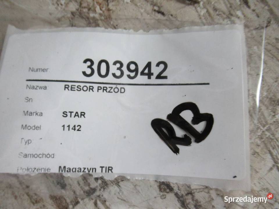 RESOR PRZÓD STAR PIÓRO PRZEDNI PRAWA ciężarowe podkarpackie