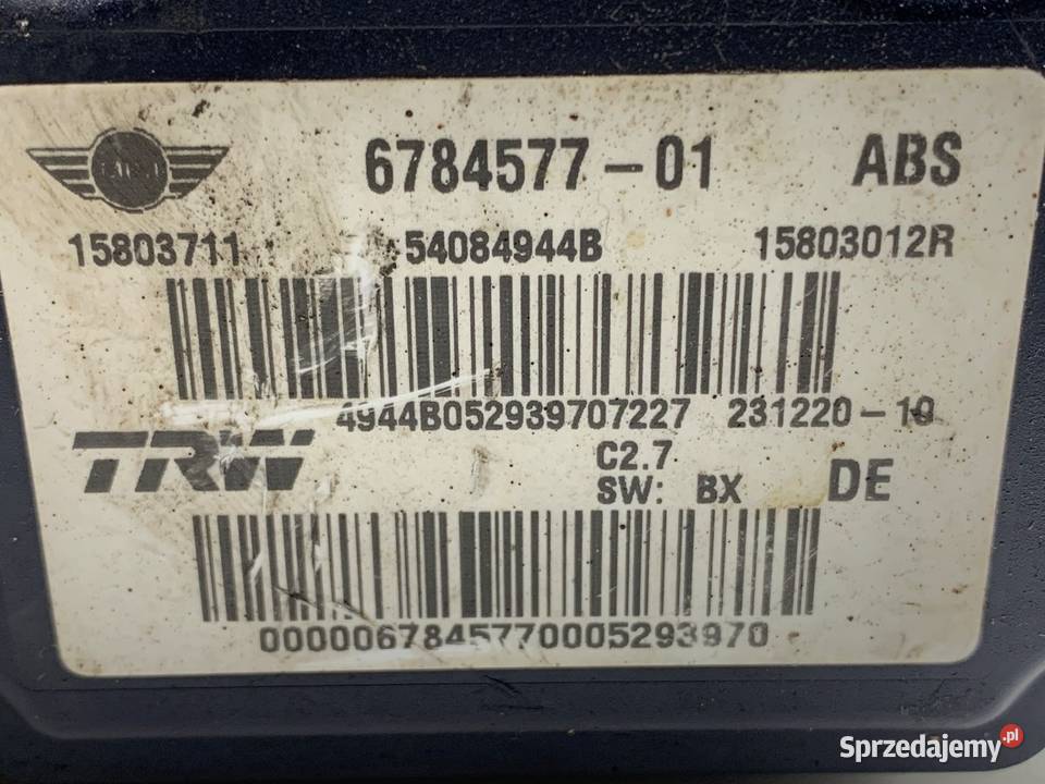 POMPA ABS MINI R56 6784577 16 120 0514