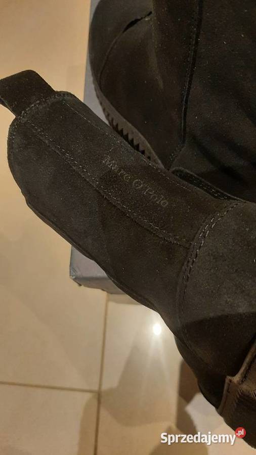 Botki Skórzane Damskie Marc OPolo 37 Czarne lubuskie Nowa Sól