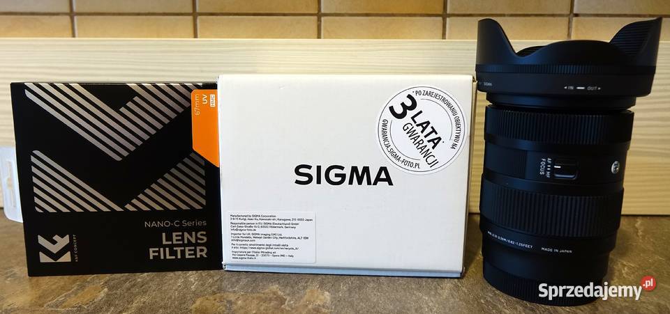Obiektyw Sigma 2870 L mount Nowy plus Filtr Przysucha