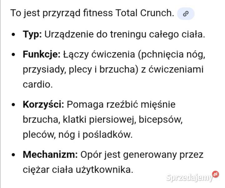 Sprzęt do ćwiczeń Sierpc