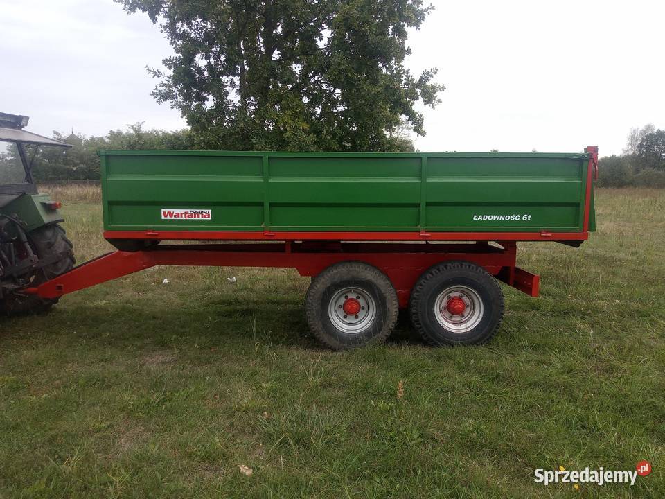 Przyczepa wywrotka tandem 6 t sprzedam