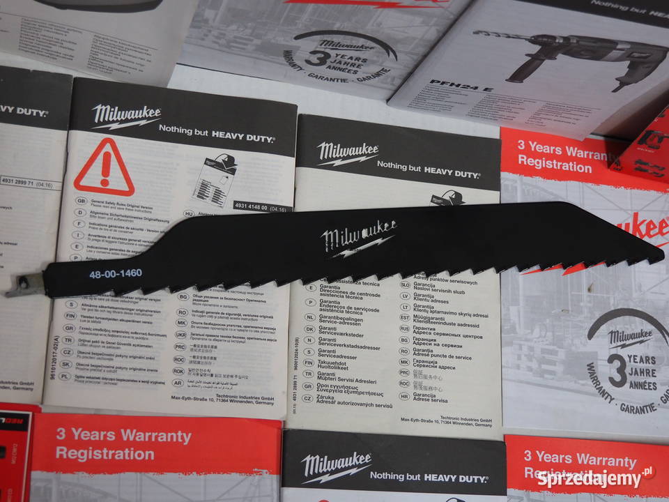MILWAUKEE noz brzeszczot beton cegła ytong Baszkówka