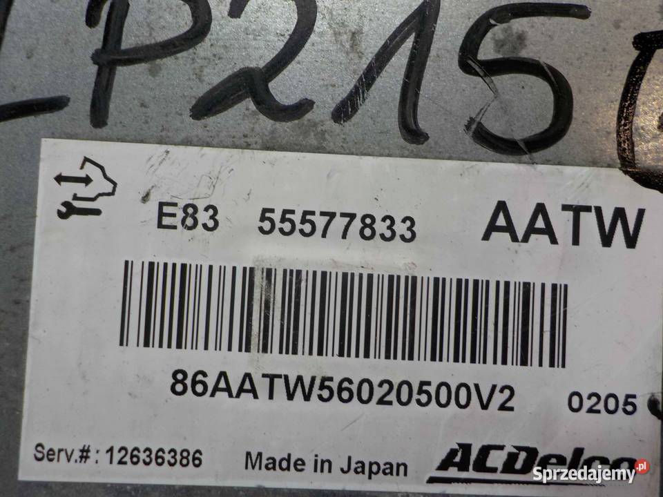 OPEL CORSA D 10 B 10r sterownik silnika 55577833 mazowieckie Suków