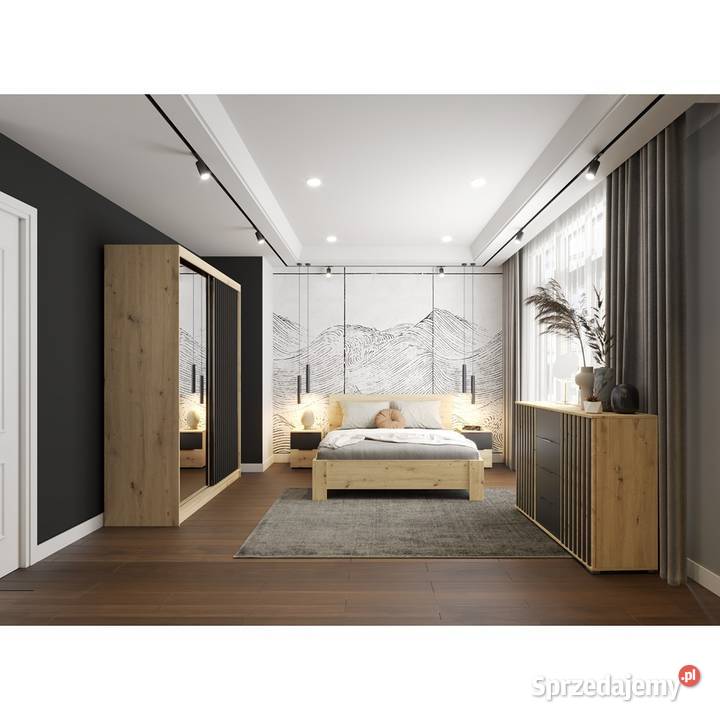 Duża pojemna szafa sypialniana artisan z