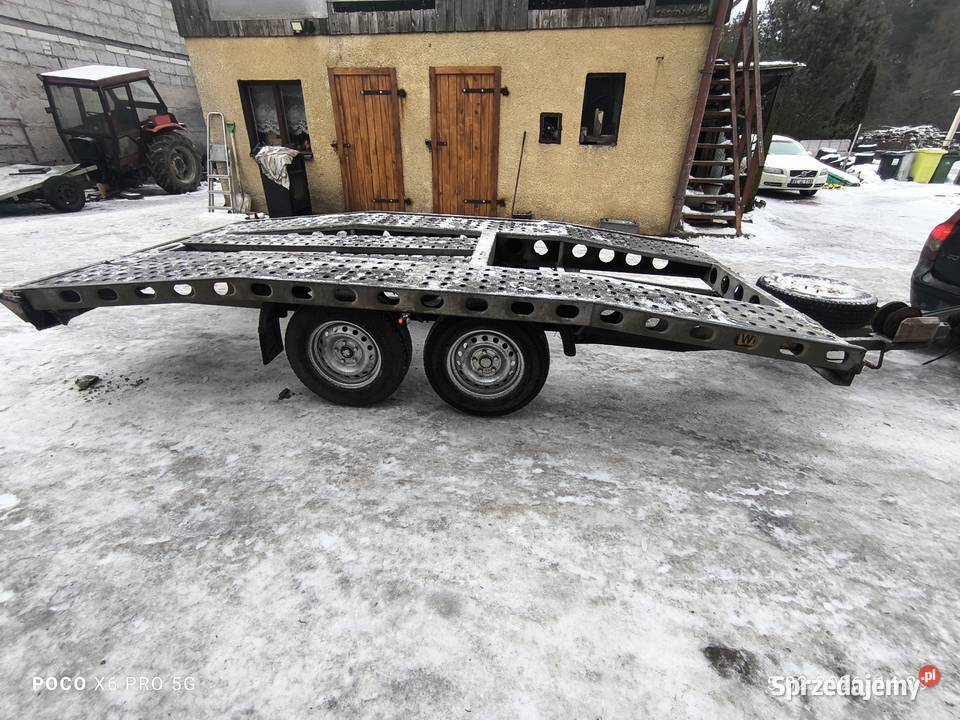 Przyczepa laweta zarejestrowana Wiola 2t dmc Rytel