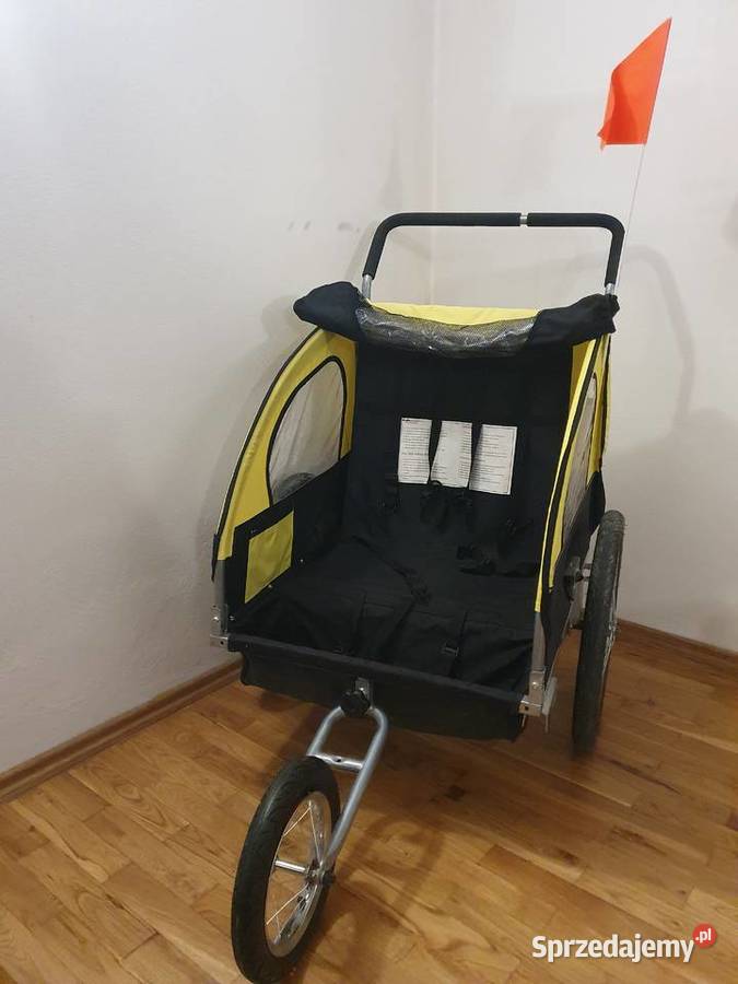 Przyczepka rowerowa dwuosobowa wózek Sportiko Piaseczno