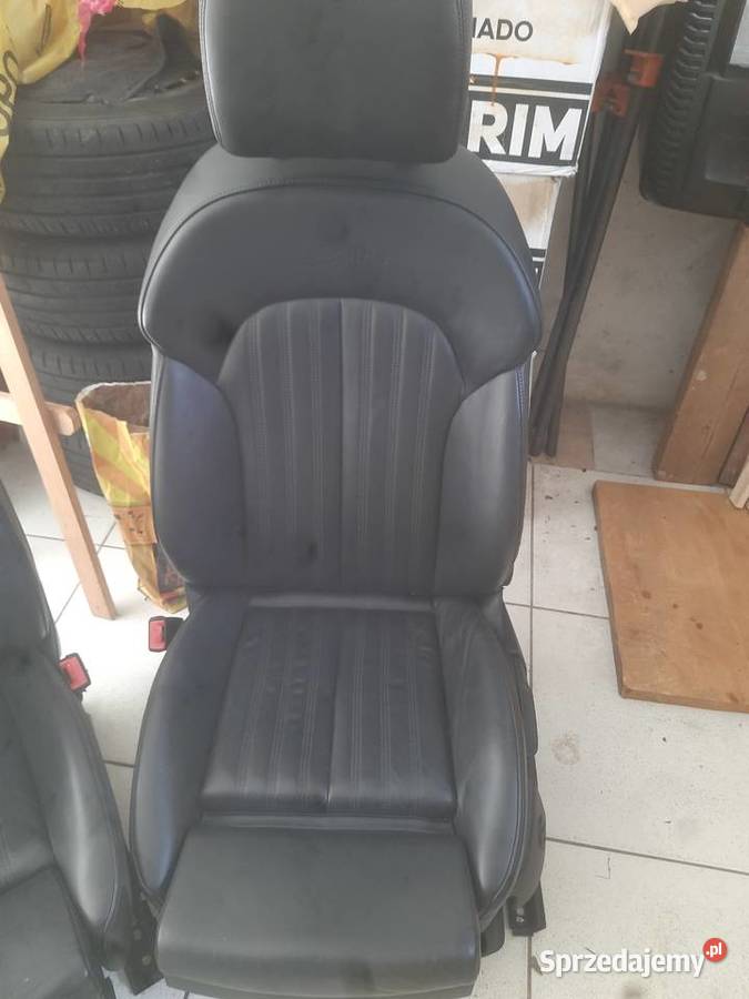 Fotele skórzane audi A6 c7 zachodniopomorskie Gryfice sprzedam