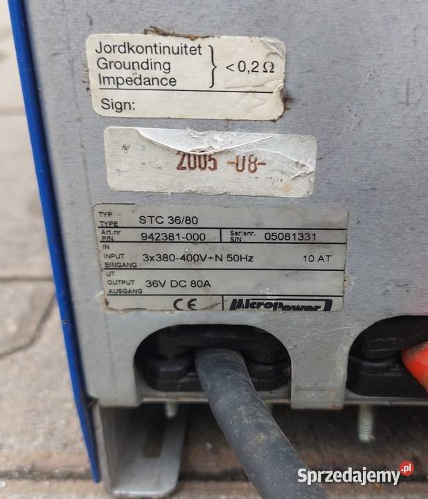 Ładowarka prostownik 36V 80A MicroPawer STC3680 Elektronika