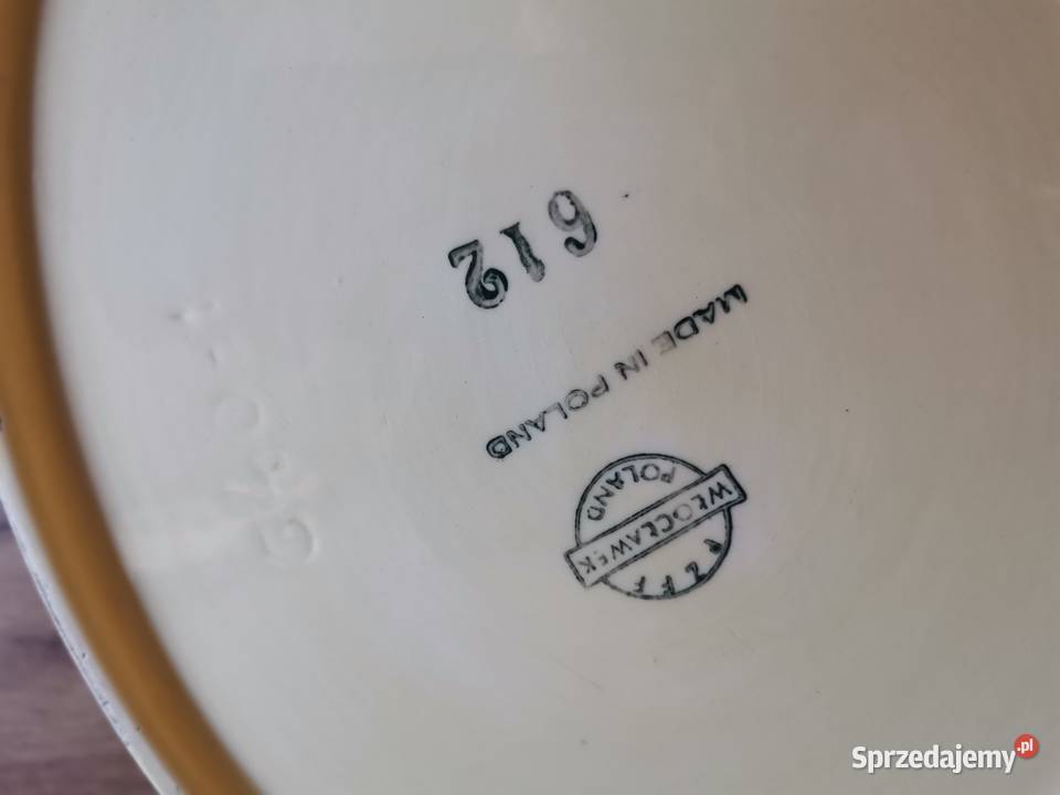 Stara waza fajans Włocławek design PRL 1950 Siemianowice Śląskie