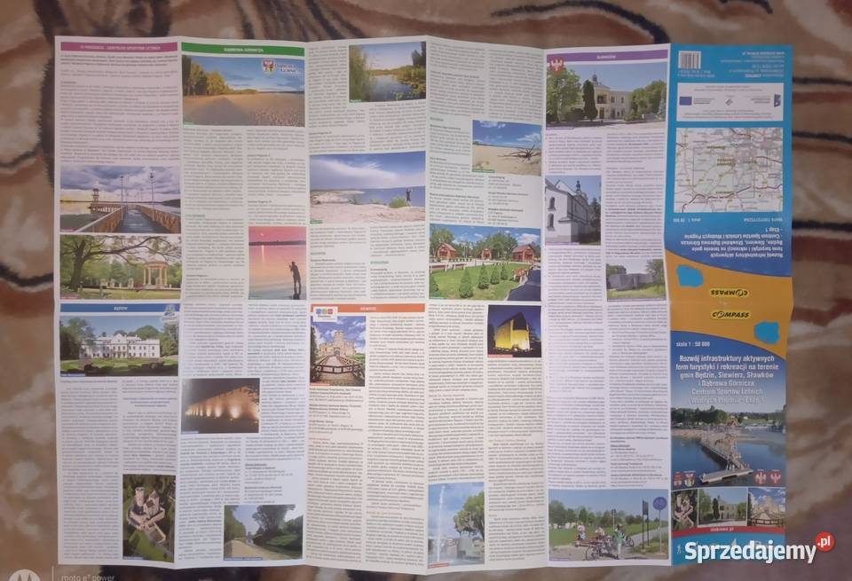 Sprzedam mapę rozwój gminy Będzin Siewierz małopolskie Bukowno