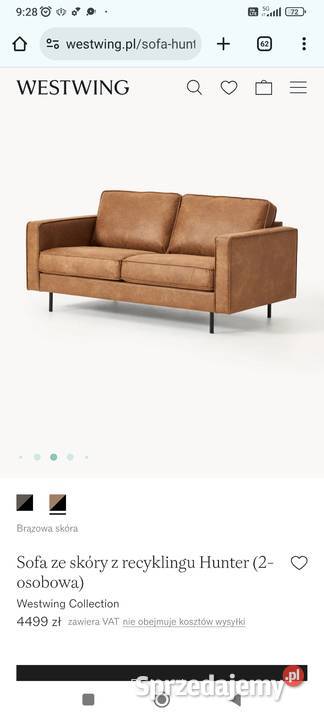 Sofa Hunter Westwing 2osobowa nowa super stan Warszawa