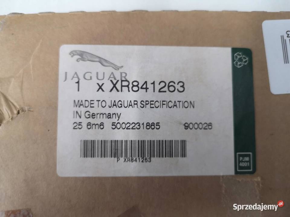 WYKOŃCZENIE LISTWA SZYBY LEWE JAGUAR STYPE 9908