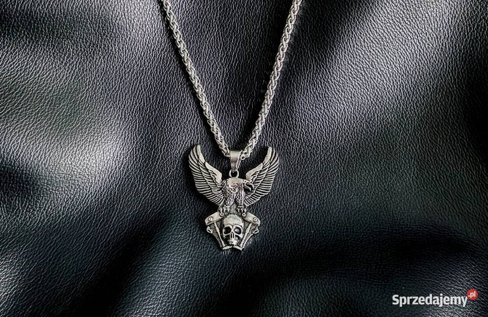 wisiorek zawieszka czaszka orzeł chopper mazowieckie Sochaczew