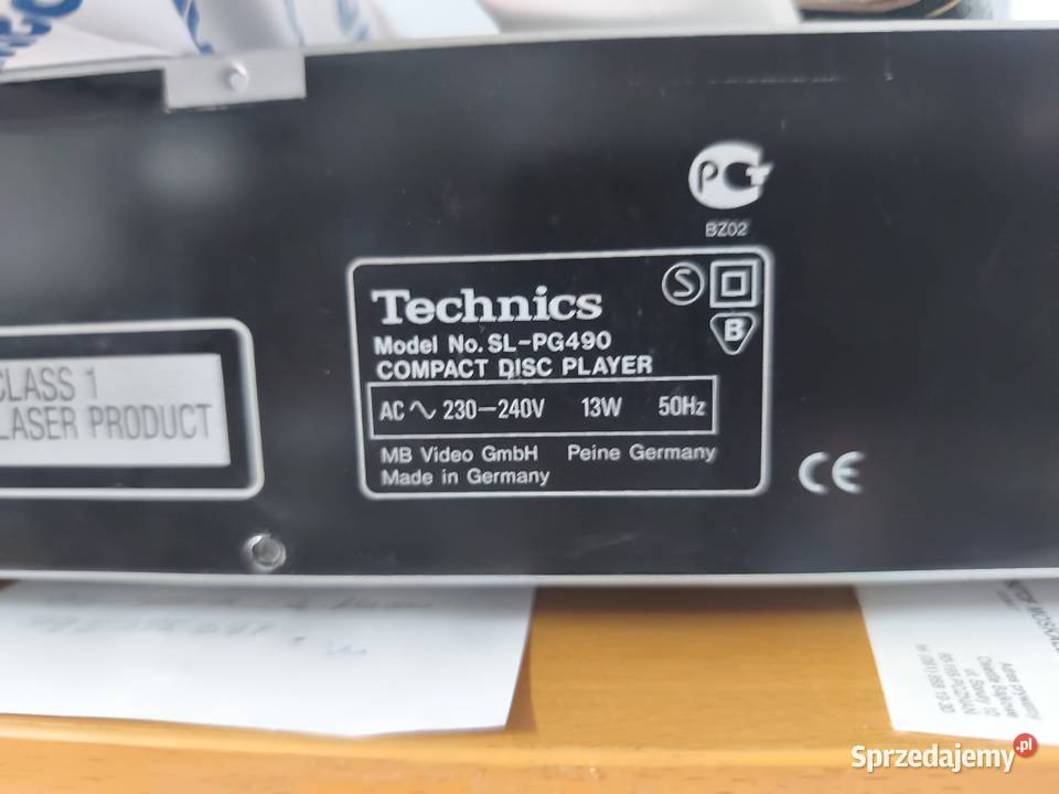 CD player Technics SLPG490 Poznań