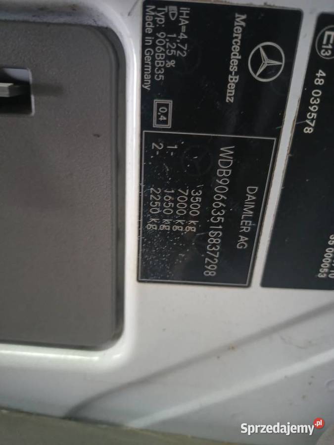 Mercedes sprinter SWAP 27 CDI klima uciąg haka 2700cm3 Wołoskowola sprzedam