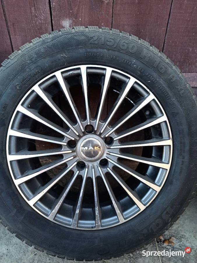 Felgi aluminiowe 16 5108 z zimowkami Samochodowe Krasnobród