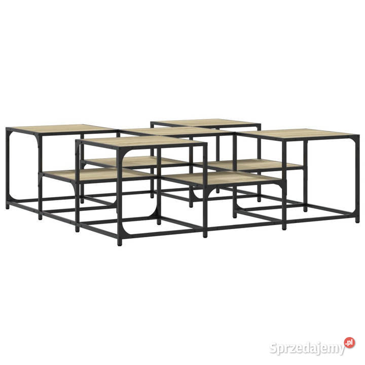 Stolik kawowy kolor dąb sonoma 121x121x40 mazowieckie