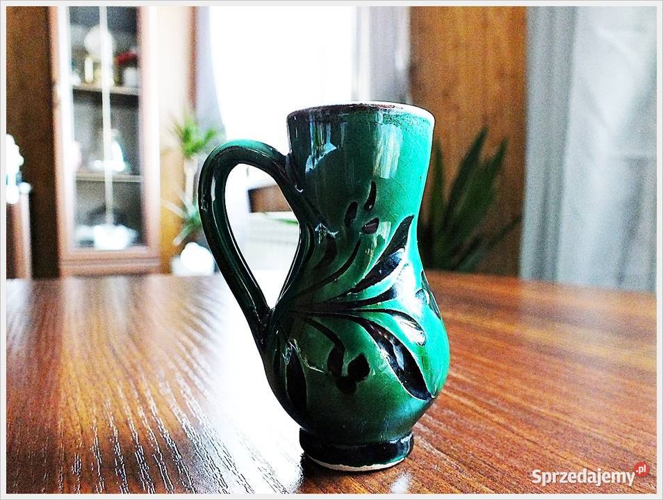 Mały wazonik dzbanuszek 75 motyw ludowy Niemcy Żary