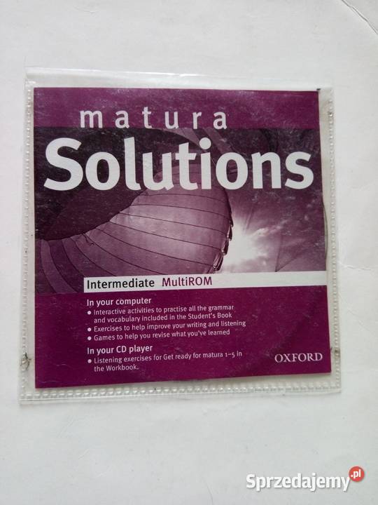 Matura Solutions Oxford podręcznik zeszyt miękka