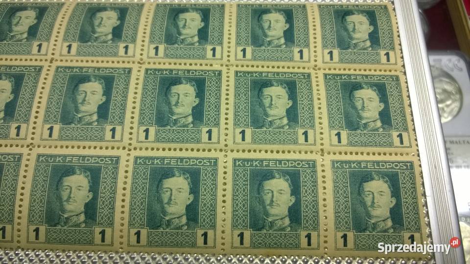 naczki KuK FELDPOST Mi 53 A gez 12 12 zestaw 67 Warszawa