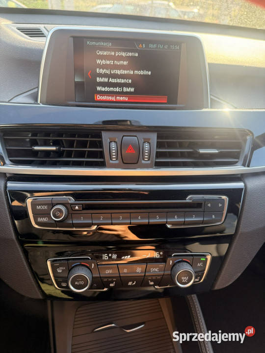 BMW X1 skórazarejestrowany automat II F48 2015 wspomaganie kierownicy Opole