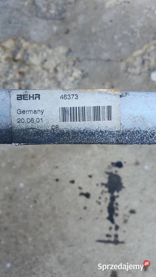 audi 27bt chłodnica oleju Kiełczewice Dolne sprzedam