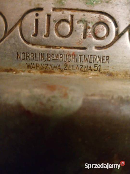 Popielniczka reklamowa z roku 1934 Spółki Warszawa