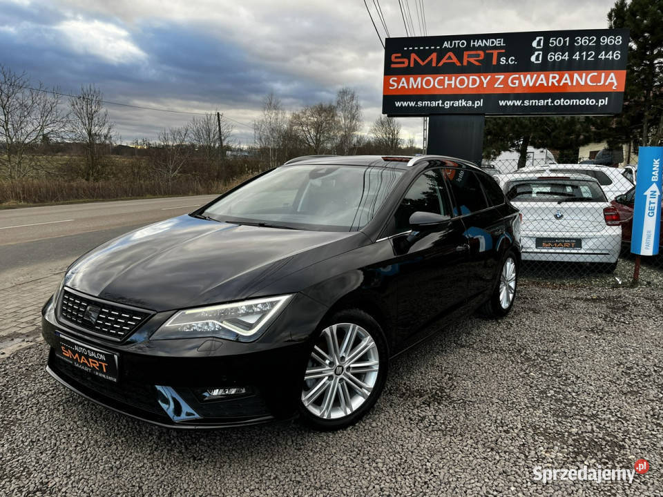 Seat Leon Bezwypadek Serwis Kamera Navi Full Led czarny śląskie Rydułtowy