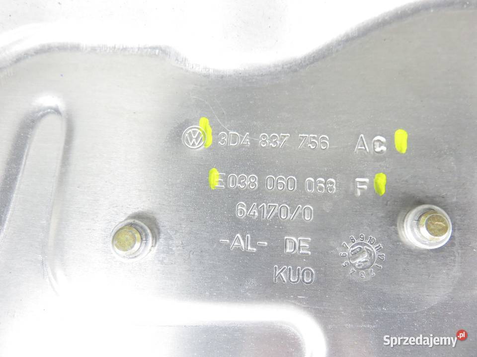 PODNOŚNIK SZYBY PRAWY PRZEDNI VW PHAETON