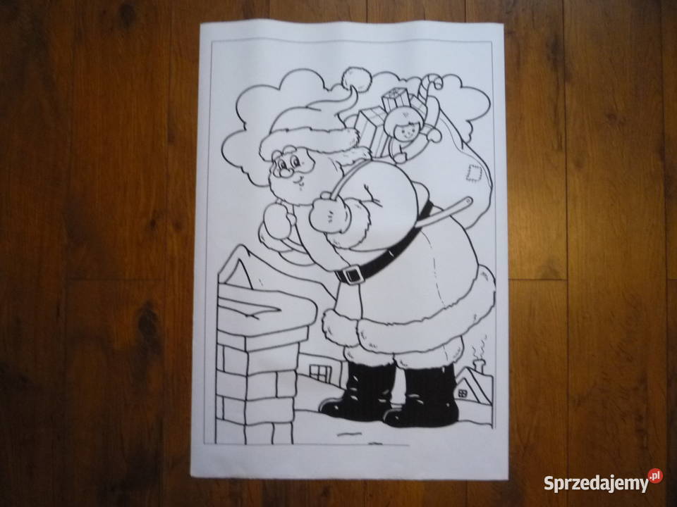 30 sztuk Mikołaj Święta Choinka Kolorowanki Szczecin