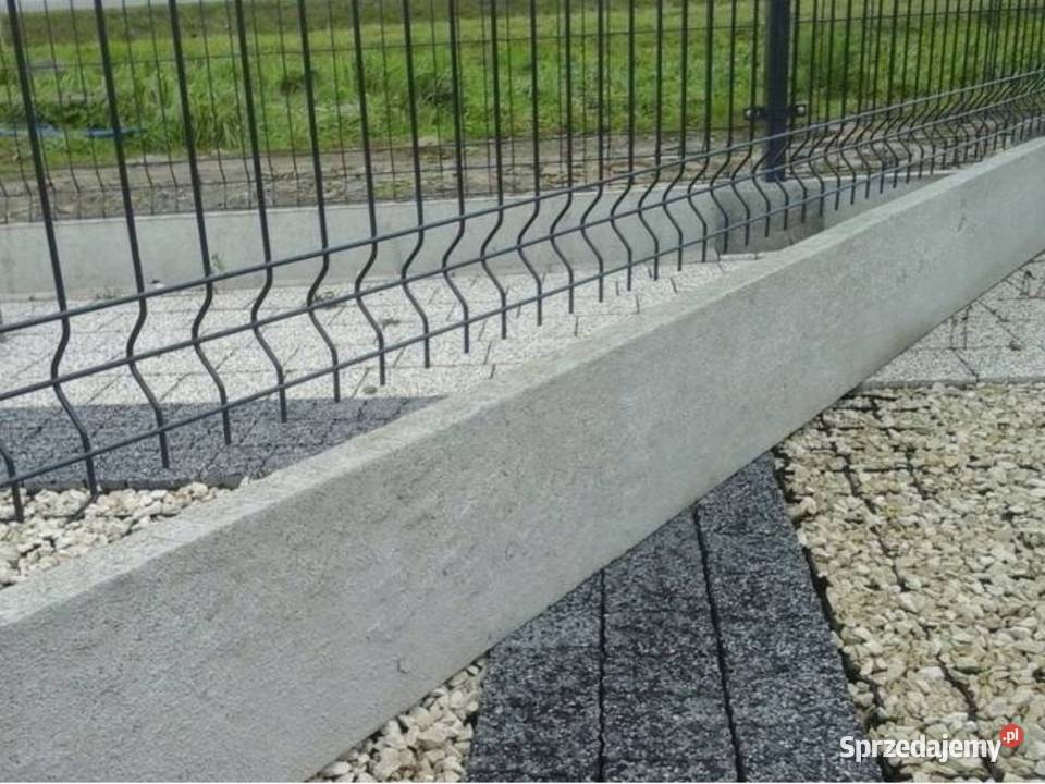 Podmurówka betonowa gładka 250x25x5 szara Grabiny