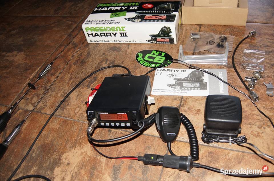 CB Radio President Harry III ASC komplet 3