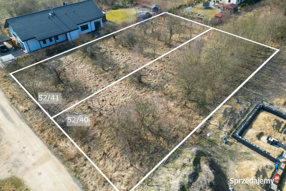 DWIE DZIAŁKI BUDOWLANE Z MPZP I WSZYSTKIMI