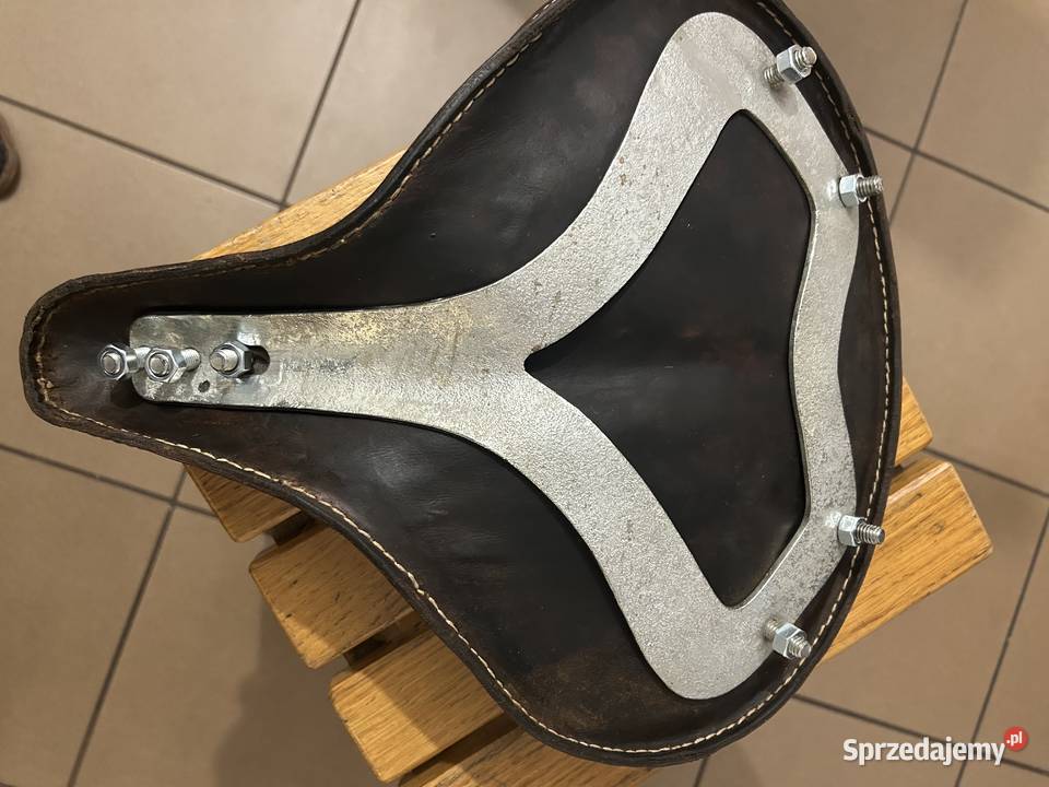 Brooks B170 siedzenie do motocykla z końca lat Piotrków Kujawski