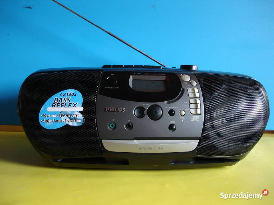 Radiomagnetofon z CD PHILIPS AZ1302 lubuskie Zielona Góra