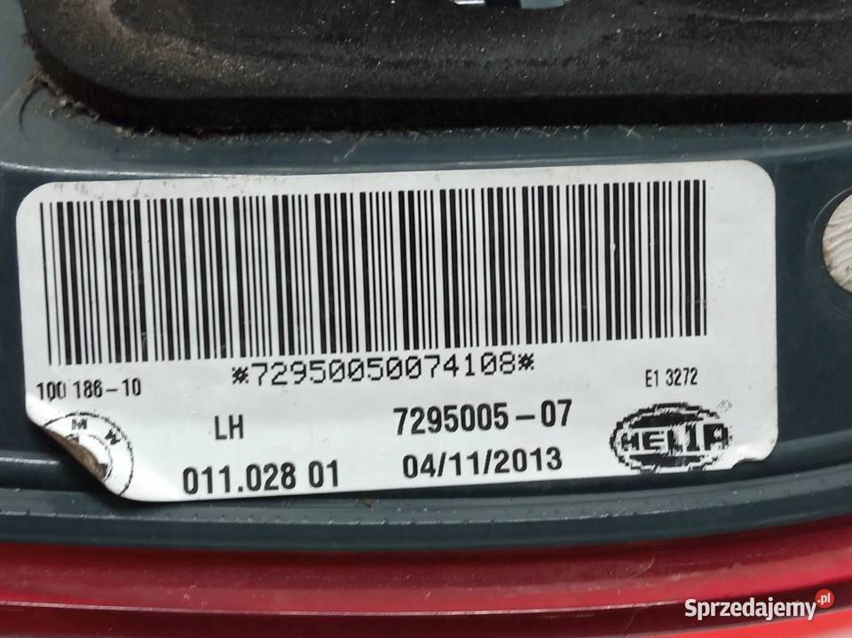 LAMPA TYŁ W KLAPĘ LEWA LIFT LCI 7295005 Bmw X6 I świętokrzyskie