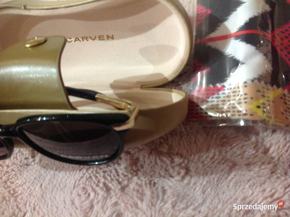Okulary Przeciwsłoneczne Czarne Damskie CARVEN Nowa Sól