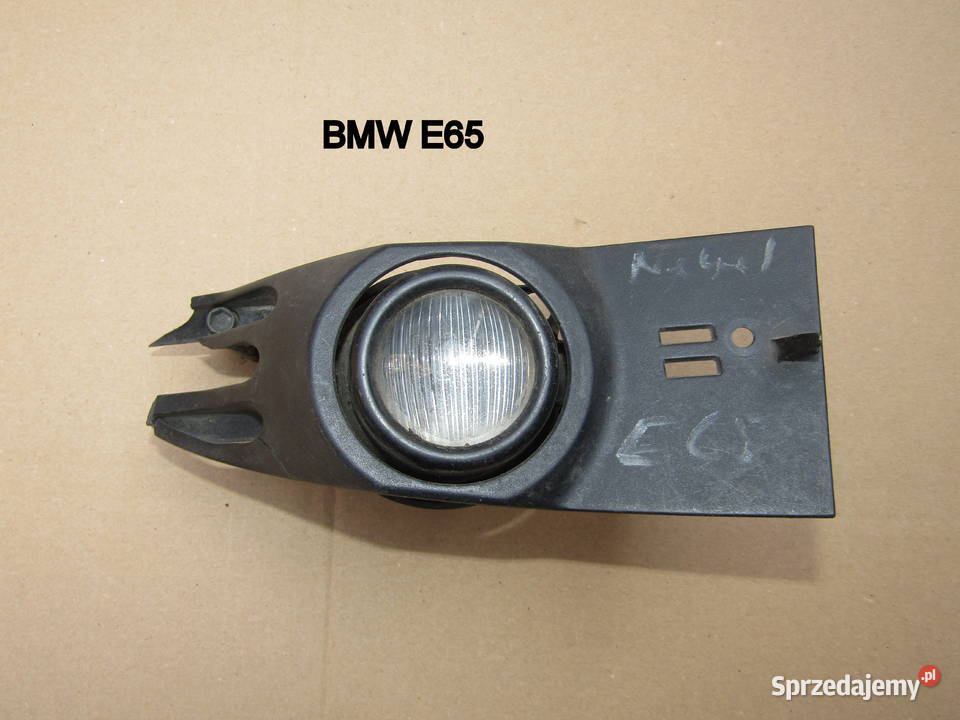 HALOGEN PRZECIWMGIELNY LEWY BMW E65 8379683 lewe Części samochodowe Mysłaków