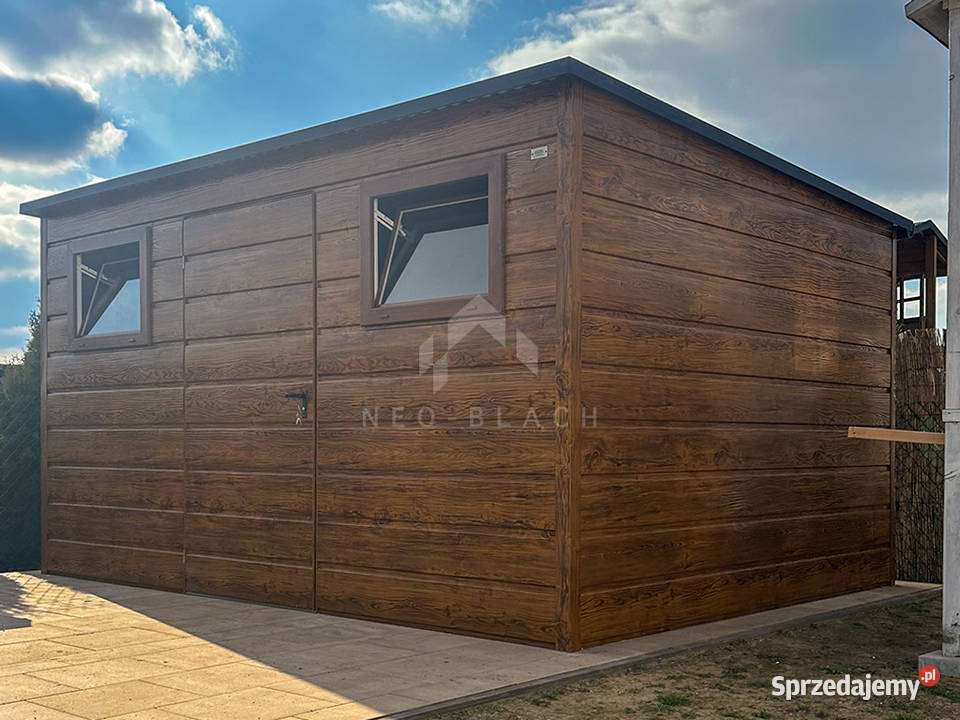 Schowek Domek Ogrodowy 35x2m 2x Okno Ciemny Malbork