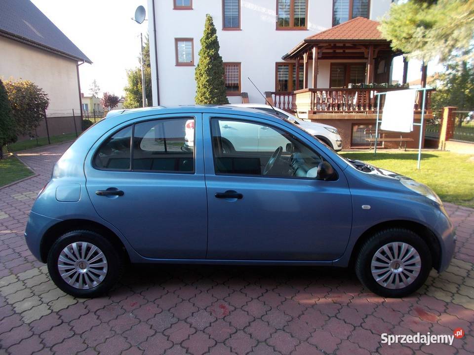 NISSAN MICRA 12 benz 2007 r 5 drzwi KLIMATYZACJA 80KM łódzkie Uniejów sprzedam