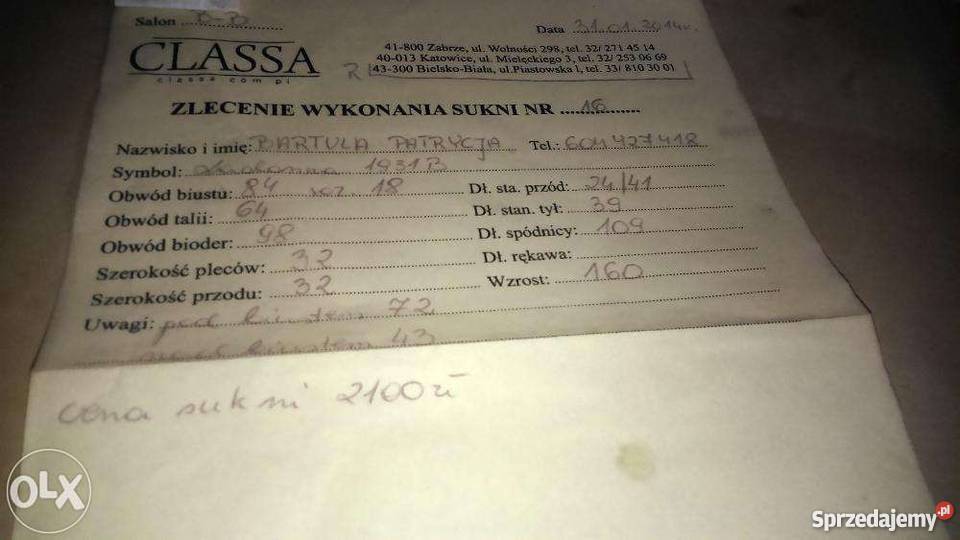 Wygodna i pięknie się prezentująca Suknia Ślubna Bielsko-Biała