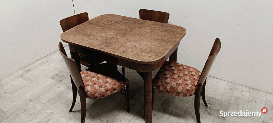 stół Halabala orzech rozkładany prostokątny łódzkie Radomsko