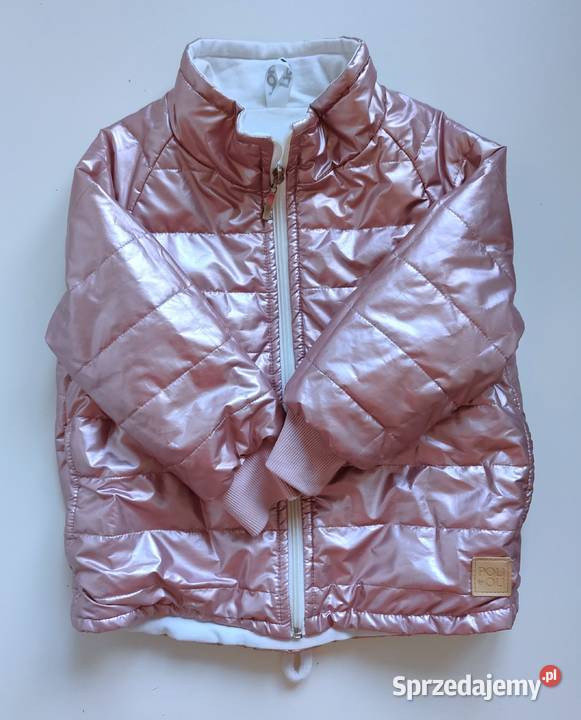 Unikatowa kurtka różowa błyszcząca metalik Katowice