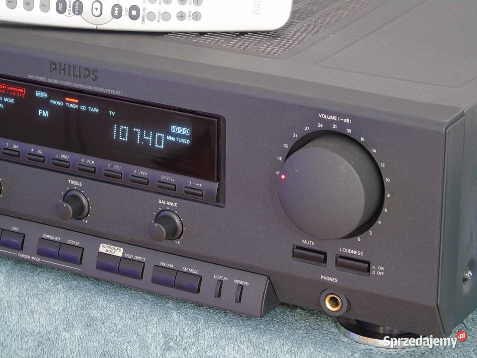Amplituner Philips FR931 pilot mocny i sprawny Jasło
